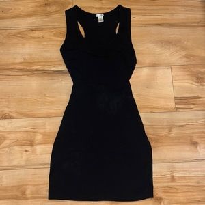 Black mini dress